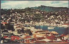ST GEORGES Postcard Ancient Tiled Roofs Grenada British West Indies