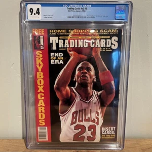 Trading Cards All Sport Magazine Jan.1994 Vol. 3 #8 MICHAEL JORDAN CGC 9.4 - Picture 1 of 4