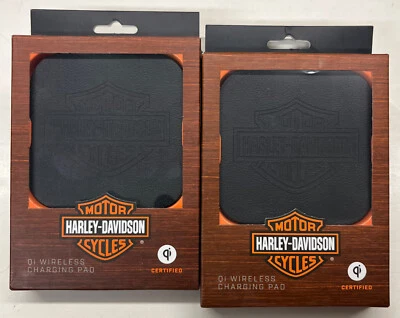 2/$23.99 Harley-Davidson Qi Wireless Charging Pad (09523) - Image 1 of 3