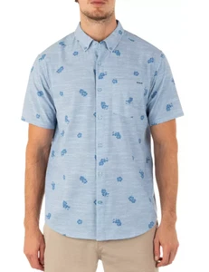 Hurley Mens Size XL - One and Only Stretch Print Short Sleeve MSRP $55 - Picture 1 of 6