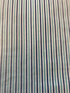 Southern Tide Twin Size Blue Stripe Sheet Set 100% Cotton 3 Piece - Picture 1 of 6