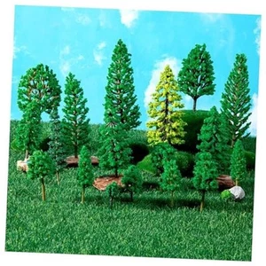 40Pcs Mixed Model Trees, Fake Mini Trees for Crafts,1.2-6 Inch Mixed Model - Picture 1 of 8