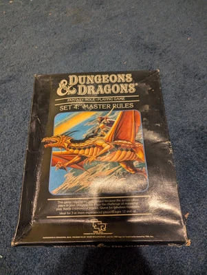 1985 Dungeons & Dragons Set 4: Master Rules W/ Black Box - TSR 1021 Set - Image 1 of 4