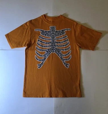 Camiseta Esqueleto Caja Torácica Naranja Halloween; Juvenil Talla XL (14-16) Foto 1 de 4