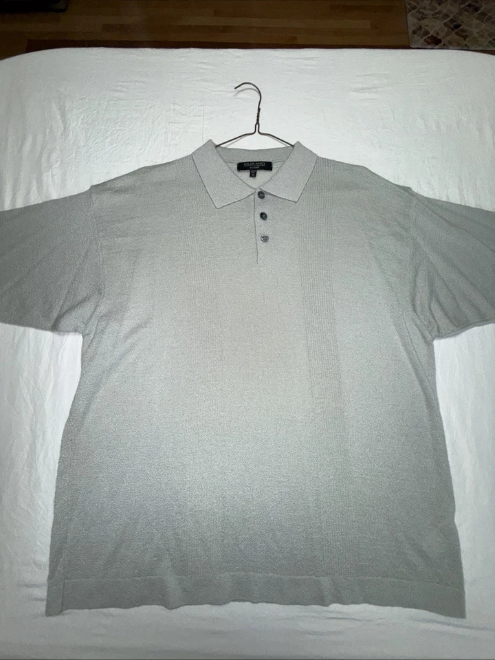 Рубашка поло Murano от Raffi на пуговицах средний зеленый цвет - Изображение 1 из 4