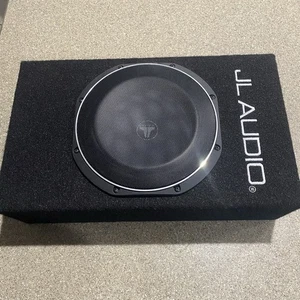 JL Audio ACS110LG-TW1 MicroSub + einzelner 10" aktiver Subwoofer - schwarz - Bild 1 von 9