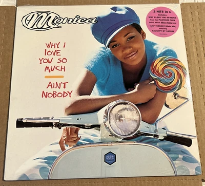 MONICA–Why I Love You So Much-1996 LP *SEALED *ROWDY RECORDS 35073-1 MISS THANG - Image 1 of 4