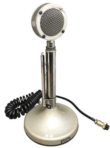 Vintage Astatic D-104 Lolipop Microphone with T-UG8 Stand Untested - Zdjęcie 1 z 12