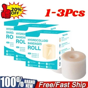 1/2/3x Rotolo Idrocolloide per Cura delle Finite, Fascia Patch Idrocolloide Età - Foto 1 di 14