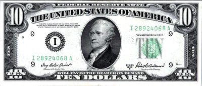 1950B Federal Reserve Note MSP (Only 12 Non Star Notes in census) Fr. 2012I CVF - Image 1 of 3