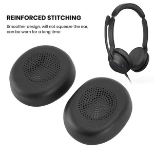 Replacement Ear Pads For Evolve2 30 Headset Protein Leather Memory Foam Spon DY9 - Picture 1 of 12