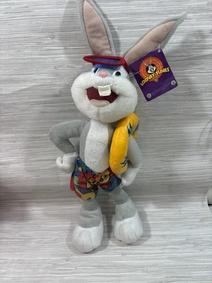 Nuevo Peluche Coleccionable Nanco 2003 Raro Looney Tunes "Beach Bugs Bunny" 16” L@@K Foto 1 de 3