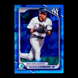 2024 Bowman Chrome George Lombard Jr. Sapphire Prospects #BCP-222 Yankees RC - Foto 1 di 2
