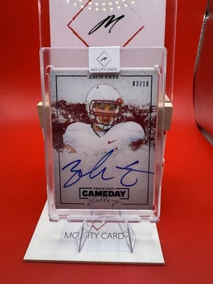 2013 Press Pass Gameday Gallery /10 Zach Ertz  #GG-ZE Rookie Auto RC - Image 1 of 3