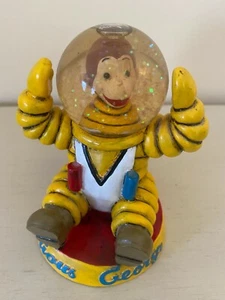 Curious George Astronaut Snowglobe 1997 Snow Globe Figurine by Vandor Vintage - Picture 1 of 7