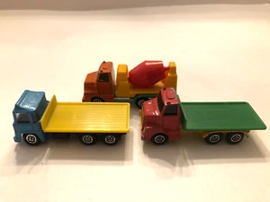 LONE STAR IMPY TRUCKS MADE IN ENGLAND CEMENT AND 2 FLATBEDS - Picture 1 of 7