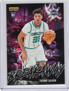 2024/25 PANINI INSTANT NBA BREAKAWAY B4 Tijane Salaun Hornets 1/1355 - Picture 1 of 2