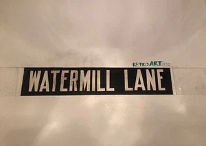 Watermill Lane - Bensham Gateshead Vintage Linen Bus Destination Blind 28" - Picture 1 of 12