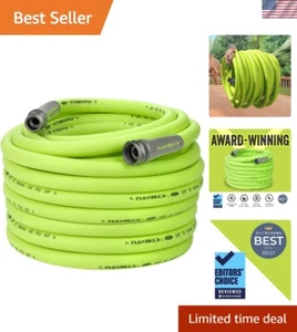 Hybrid Polymer Garden Hose 5/8 in. x 100 ft - Durable & Flexible for All Weather - Picture 1 of 11