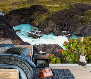 Carta da parati 3D Blu Bach H6518 quadro da parete autoadesivo adesivo rimovibile Erin - Foto 1 di 11