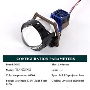 NHK 3.0 LASER tianxing NEW VERSION led projector lens 142W 6000k white retrofit - Picture 1 of 5