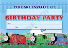 #38 THOMAS TANK ENGINE Pack of 10 kids children birthday party INVITATIONS
