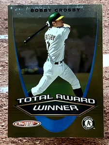 2005 Topps Total Total Award Winner Bobby Crosby #AW6 Oakland Athletics - Bild 1 von 2