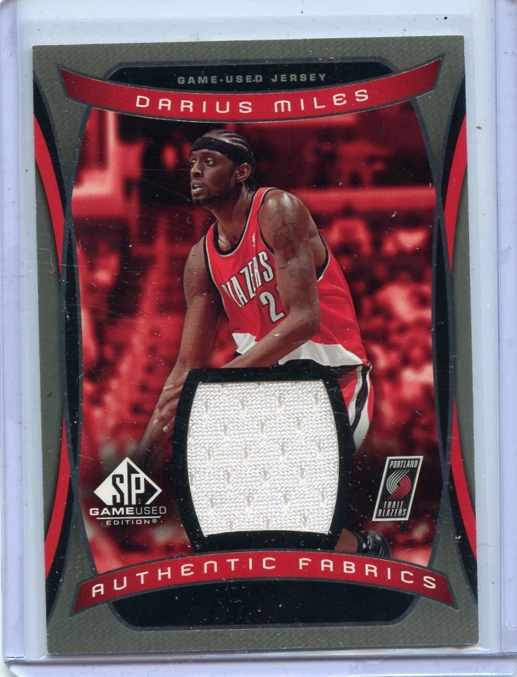 2004-05 UPPER DECK SP GAME USED DARIUS MILES GAME USED JERSEY AF-DM - Image 1 of 1