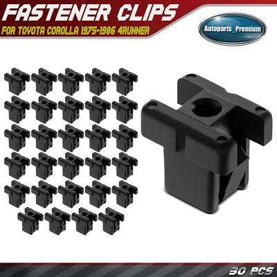 30 piezas clips de retención de ojal de tornillo de nailon de 10 mm x 10 mm para Toyota Corolla 4Runner Foto 1 de 4
