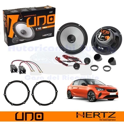 Coppia Casse Altoparlanti a 2 vie Hertz K165 serie UNO Anterior per OPEL CORSA F - Immagine 1 di 4