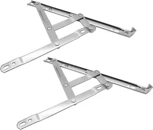 Casement Window Hinges 10 inch Stainless Steel Friction Stay Hinges 2 pcs - Picture 1 of 7