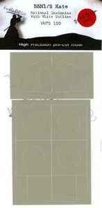 Dead Design 1/72 B5N1/2 KATE NATIONAL INSIGNIA with WHITE OUTLINE PAINT MASK - Picture 1 of 3
