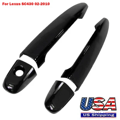 4Pcs/Set Fit for Lexus SC430 2002-10 ABS Exterior Door Handle Cover Trim Cap Foto 1 de 4