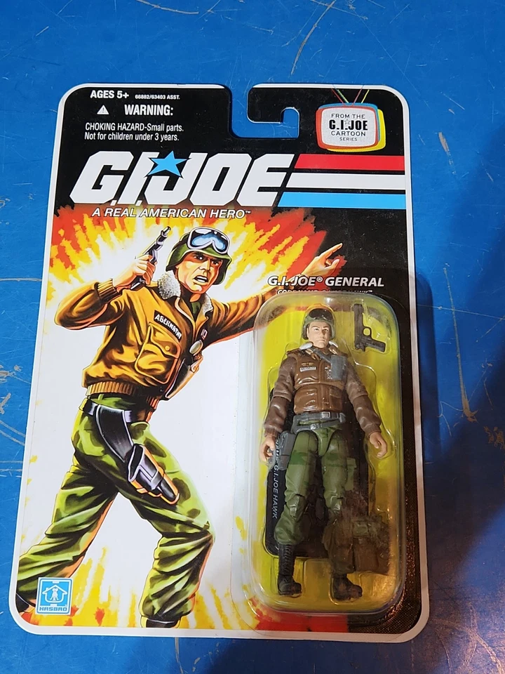 GI Joe 25th Anniversary Cartoon Series General GI Joe Hawk Hasbro Action Figure
