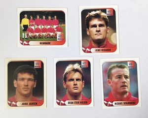 Merlin Euro 96 5 Dänemark Aufkleber inkl. Teamgruppe & 4 Spieler Sticker - Bild 1 von 7
