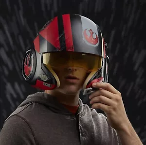 Star Wars Poe Dameron Electronic X-Wing Pilot Helmet Cosplay Mask Christmas hot - Picture 1 of 8
