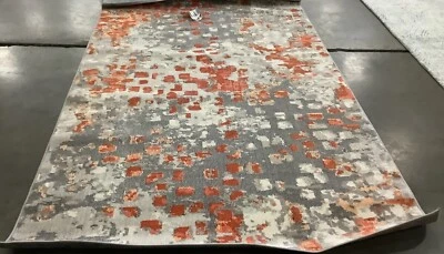 Alfombra Mancha Trasera GRIS/NARANJA 5'-3" X 7'-6", Precio Reducido 1172669449 MAD425H-5 Foto 1 de 4