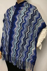 MISSONI ZickZack Wollschal Mehrfarbig 3332 0002 40X200 NEU  - Bild 1 von 4