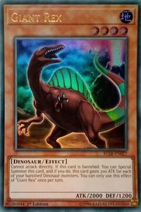 TARJETA BLLR-EN027 GIGANTE REX ULTRA RARA 1ª EDICIÓN YuGiOh - Imagen 1 de 1