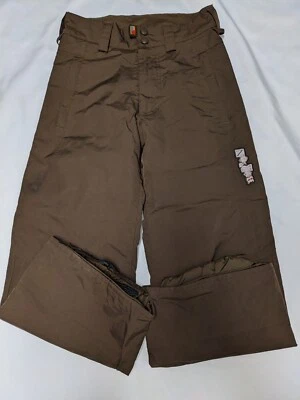 Girl's Burton Brown Regular Fit Snow Pants Tag Size Medium Measures 27x25 - Image 1 of 4