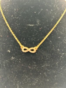 Guess Infinity Symbol Chain Necklace - Picture 1 of 8