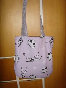 16in TOTE SHOULDER BAG NIGHTMARE BEFORE CHRISTMAS JACK ZERO PRINT MAGNETIC - Picture 1 of 2
