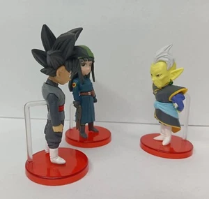 LOT OF 3 DragonBall Z Superhero WCF goku MYE PVC FIGURES 3" - Picture 1 of 6