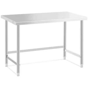 Gastro Edelstahl Arbeitstisch Edelstahltisch Zerlegetisch 120 x 60 cm 91 kg - Bild 1 von 6