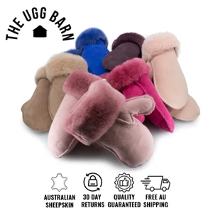 Kids Australian Sheepskin Mitten Gloves | Tiny Hands Stay Toasty! - Picture 1 of 13