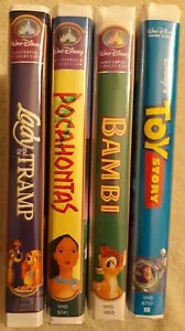 Walt disney masterpiece collection vhs lot - Picture 1 of 3