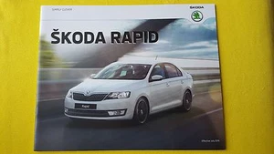 Skoda Rapid Saloon S SE Sport L car sales brochure catalogue November 2016 MINT - Picture 1 of 5