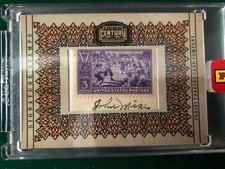 JOHNNY MIZE 2010 PANINI CENTURY COLLECTION BASEBALL LEGENDS STAMP NO 10 1/1