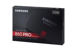Samsung 860 PRO 512GB Internal 2.5" MZ-76P512BW SSD solid state drive - Picture 1 of 4