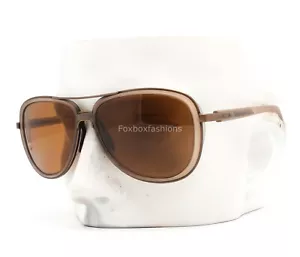 Oakley OO4129-2358 Split Time Sonnenbrille matt braun Prizm polarisiert mit Etui Neu mit Etikett - Bild 1 von 13